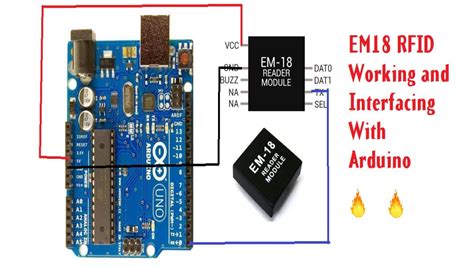 rfid em 18 reader module pin diagram|em18 with arduino.